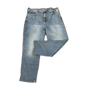 Old Navy the sky-hi high-rise distressed jeans women’s plus size 16 - Picture 1 of 3