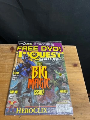 NEW JULY 2003 INQUEST GAMER Magazine #99 FREE D&D DVD+POKEMON CARD KYOGRE EX - Image 1 of 4