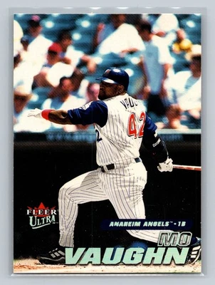 Tarjeta Fleer Ultra Mo Vaughn Anaheim Angels 2001 #169 Foto 1 de 2