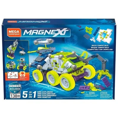 MEGA CONSTRUX MAGNEXT 5 in 1 MAG-EXPLORERS Educational Building Blocks STEM Toy - Image 1 of 4