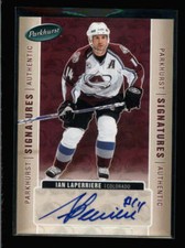 IAN LAPERRIERE 2005/06 UPPER DECK PARKHURST SIGNATURES AUTOGRAPH AUTO AZ6625