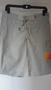 Adidas Herren Badehose Gr. S Mesh/gefüttert grau/kariert Boardshorts Kordelzüge - Bild 1 von 12