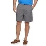 Mens Big & Tall Croft & Barrow Cargo Shorts Size 52 Grey & Side Elastic