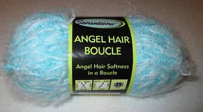 Hilo Angel Hair Boucle 3,5 oz 100 g #5 voluminoso - Selecciona color (NUEVO) Foto 1 de 4