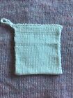 White Thick Cotton Dishcloth Washcloth Facecloth Handmade Knitted