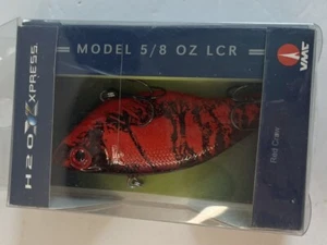 Esca per basso H2O Xpress Red Craw sigillata 5/8 oz LCR nuova di zecca - Foto 1 di 7