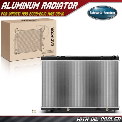Radiator with Transmission Oil Cooler for INFINITI M35 2009-2010 M45 06-10 Auto - Image 1 of 4