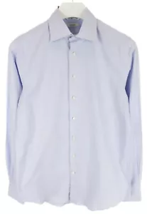 SUITSUPPLY Slim Fit Formal Shirt Men's 37 / 14 1/2 Custom Made Pinstripe - Picture 1 of 8