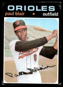1971 Topps #53 Paul Blair Baltimore Orioles VG-VGEX Crease - Bild 1 von 2