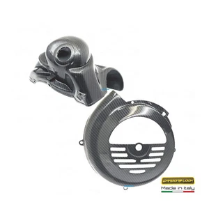 Set Cubierta de Ventilador Y Bolsa Cilindro Motor Carbon Look Vespa - Imagen 1 de 3