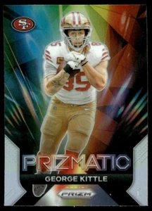 2023 Prizm Prizmatic Silver Prizm George Kittle #18 JW1 - Picture 1 of 2