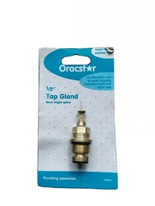 Glándula de grifo - 8 mm de altura Spline - 1/2" grifos fregadero plomería esenciales - Imagen 1 de 2