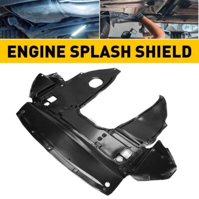 Black Front Engine Splash Shield For Nissan Altima Maxima S SL SR SV 7589 H Foto 1 de 4