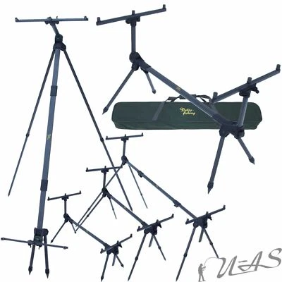 DELTA FISHING Quick Transformer Rod Pod High Pod Ruten Ständer Plus 2 XL Beine K