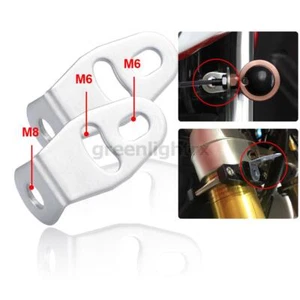 2X Motorcycle Mount Bracket Clamp Holder Headlight Fog Spot Light Turn Signal US - Bild 1 von 7