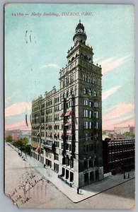 Postcard Toledo Ohio c1909 Nasby Building 605 Madison Avenue - Picture 1 of 2