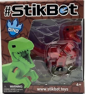 Stikbot Red Stik Velociraptor Dinosaur You Create You Animate - Picture 1 of 3