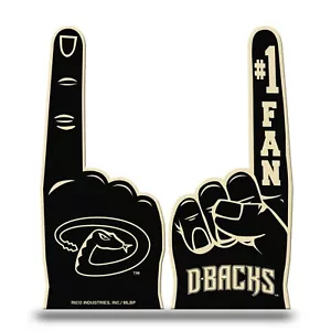 Arizona Diamondbacks #1 Foam Fingers Hand fits inside. Printed Both Sides #A138 - Picture 1 of 1