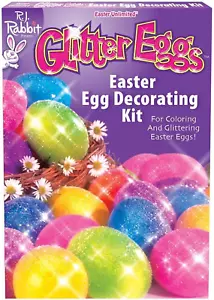 Easter Glitter Egg Decorating Kit - 6 Colors, Non-Toxic, Mess-Free Craft Set - Picture 1 of 2