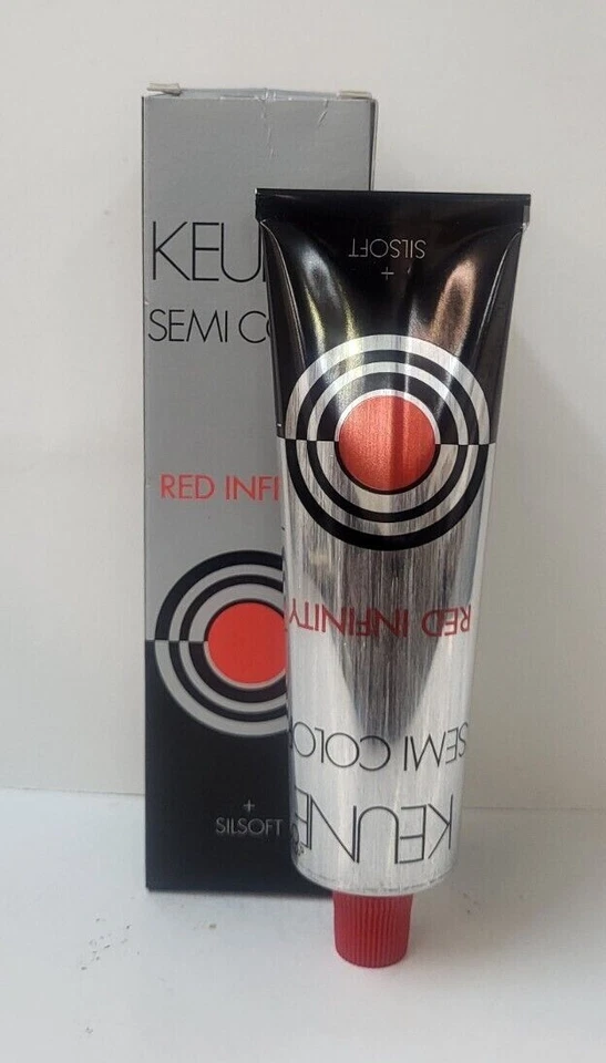 KEUNE SEMI COLOR RED INFINITY ~ EXPIRED With Silk Proteins ~ 2.1 fl. oz. Tube - Image 1 of 3