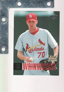 Upper Deck UD #424 2006 Adam Wainwright casi nuevo + tarjeta de novato radiocontrol ¡rarara! CARDENALES - Imagen 1 de 1