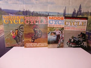 Modern Cycle 1966 4 Vol. 2 bis 5 Suzuki Yamaha HD Triumph Zundap von Dutch VW E6 - Bild 1 von 16