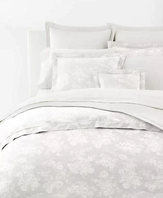 Lauren Ralph Lauren Mya Floral Comforter Jacquard Cotton Full/Queen White $480 - Image 1 of 4