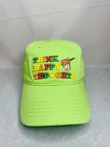 Disney Parks Peter Pan Hat Think Happy Thoughts Peter Pan Cap - Picture 1 of 9