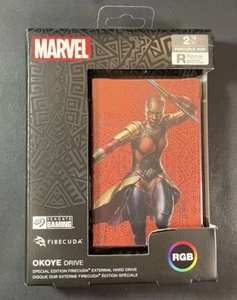 Seagate FireCuda External Gaming Hard Drive 2TB HDD [ Black Panther Okoye ] NEW - Picture 1 of 6