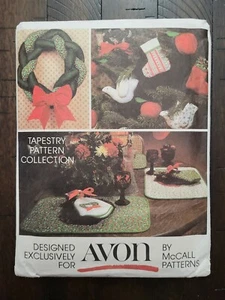 Vintage Avon Tapestry Pattern Collection by McCall's Pattern #5380 UNCUT - Picture 1 of 3