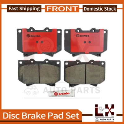 Pastilla de freno delantera Brembo 1 para Toyota Sequoia 2000-2003 Toyota Tundra 2001-2002 Foto 1 de 3