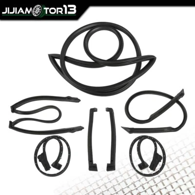 Full Weatherstrip Kit Weather Strip Seal Fit For 1984-1989 Chevrolet Corvette - Image 1 of 4