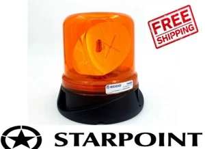ECCO LED Amber Rotating Beacon ACX2375 LED Amber Rotating Permanent Mount IP67 - Picture 1 of 6