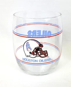 Houston Oilers NFL Football 13.5oz Double Old Fashioned Water Glass ~ MS - Picture 1 of 3