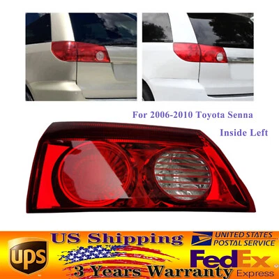 Left Driver Side Tail Light Halogen Rear Lamp For Toyota Sienna 2006 2007-2010 - Image 1 of 4