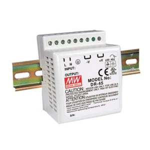Mean Well DR-4524 Alimentatore 24Vdc 48W per guida DIN - Foto 1 di 1