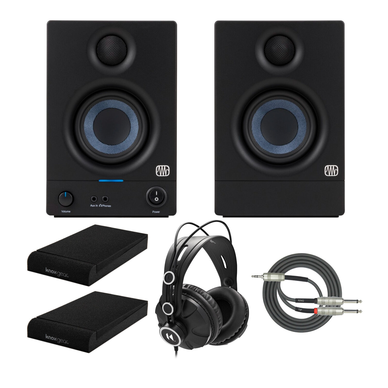 PreSonus Eris 3.5 3.5-In Monitor with Isolation Pads and Studio Headphone. Available Now for $139.99