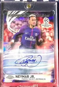 2018 Topps Lightning Strike Neymar PARIS SAINT - GERMAIN Auto from Japan JP - Picture 1 of 3