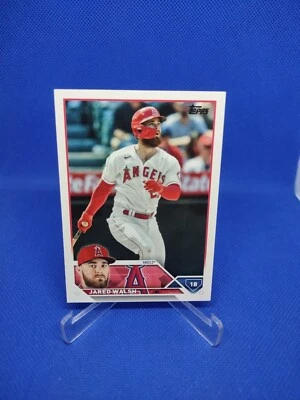 2023 Topps Series 2 Jared Walsh Advanced Stats Parallel 219/300 Angels - Image 1 of 4