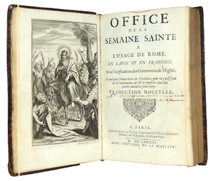 1683. Office de la Semaine Sainte à l'usage de Rome - Imagen 1 de 16