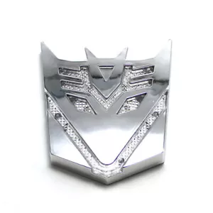 1x LED Transformers Decepticon Car Solar Light Warning Lamp Universal - Picture 1 of 6