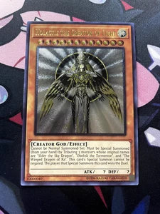 Holactie Creator Of Light Egyptian God Card Ultimate Holo Anime Yugioh - Picture 1 of 6