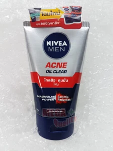 NIVEA MEN Total ANTI-ACNE ACNE and OIL FIGHTER Facial FOAM 10X Acne Clear 100g - Picture 1 of 3