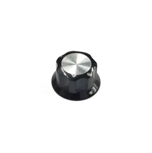 S-1745, 1/4" Shaft, 0.750" Diameter Knob w/ Indicator Dot & Inlay (K31) - Picture 1 of 2