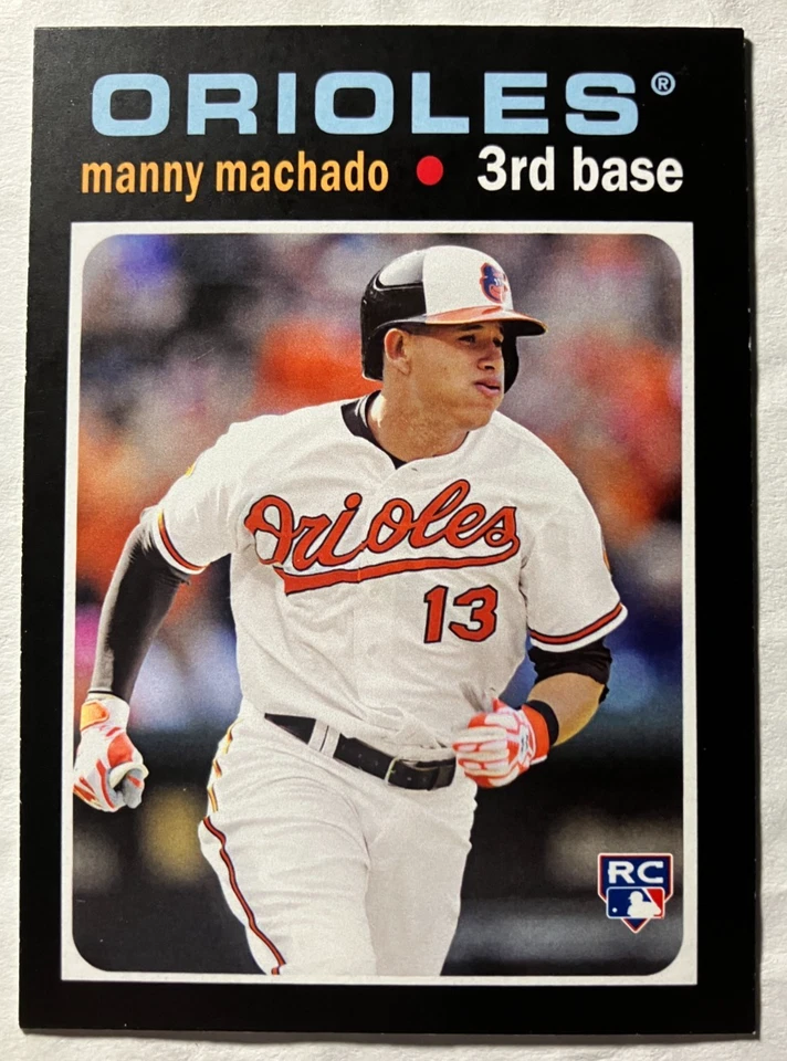 2013 Topps Update '71 Topps Minis #TM50 Manny Machado Rookie Año Orioles Padres Foto 1 de 1
