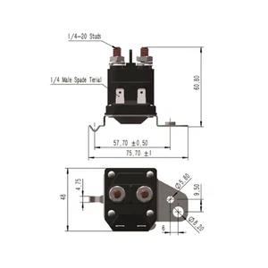 Starter Solenoid 762-1261-211-50 762-1261-211-51 For MTD Lawn Mower Tractors - Picture 1 of 6