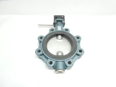 Válvula de mariposa con orejetas de hierro Ebro Z014-A 6 pulgadas Foto 1 de 4