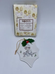 1991 Precious Moments Ornament “Merry Christmas My Dear Friend” 3.5” H - Picture 1 of 5