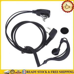 2Pcs 2 PIN Earpiece Headset PTT MIC for UV5R for KENWOOD - Zdjęcie 1 z 3