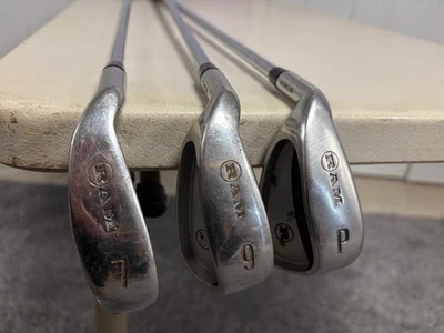 RAM RHYTHM 7, 9, PW Irons Stainless Steel Head, Steel Shaft, Nice Grip LEFT HAND - Image 1 of 4